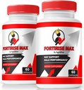 (2 Pack) Fortirise Max, oficial Fortirise Max para homens - Suporta níveis de resistência e energia, todas as fórmulas naturais para apoiar o desempenho e saúde geral, Fortirise Max Pills revisão (120 cápsulas)