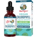 MaryRuth Organics Chlorophyll Liquid Drops Projeto Clean Label Certified® Vegan ou não-diluído Clorophyll líquido Mulberry Derived Supplement for 14+ □ Não-GMO