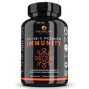 NUTRIÇÃO ENCLARE 10 em 1 Suplemento de reforço de suporte imunológico com Echinacea, Vitamina C e Zinco, Açafrão, Ginger, B6, Elderberry para adultos Imunidade Defesa Vitaminas, Made in USA Veg Cap 60 Ct (1)