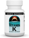 Fonte Naturals Vitamina K - 500 mcg - 100 comprimidos