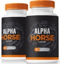 (2 Pack) Cápsulas Alpha Horse, Pílulas de Fórmula Masculino Oficial de Cavalo Alfa, AlphaHorse para resistência e desempenho, Alfa Horse para homens Premium uma vez diária Pill Pastillas, Alpha Hrse Complex (120 Cápsulas)