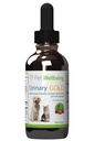Bem-estar do animal de estimação Ouro urinário para cães - Vet-Formulated Multi-Herb Apoio ao Trato Urinário - Saúde da bexiga e bem-estar do sistema urinário - Suplemento natural do cão - Fórmula líquida 2 oz (59ml)