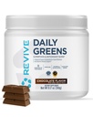 Revive MD diária pó verde Superfood (chocolate) - Supergreens pó para apoiar os níveis de energia - suco verde que melhora a ingestão de fibra - suportes vegetais Digestion e Gut Saúde