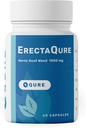 ErecaQure Erva de cabra tesão para homens - Suplemento de reforço masculino para aumento da unidade masculina - Tongkat Ali, Ginseng Raiz & Aniões superóxido - 60 Cápsulas sem glúten