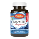 Carlson - Super DHA Gems, 500 mg Suplementos DHA, 640 mg ácidos gordos, Wild-Caught Norueguês Arctic Fish Oil Concentrate, Sustainablely Sourced Nordic Fish Oil Cápsulas, 60+20 Softgels