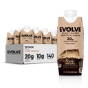Evoluir Shake Proteína Baseada em Planta, Café Mocha, 20g Proteína Vegan, Leite Livre, Sem Adoçantes Artificiais, Não-GMO, 10g Fibra, 11 onças, (12 pacote) (Formula Maio Vary)
