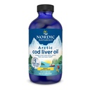 Nórdico Naturals Arctic Cod Liver Oil, Lemon - 8 oz - 1060 mg Total Omega-3s com EPA & DHA - Coração & Saúde do Cérebro, Imunidade Saudável, Bem-Estar Geral - Não-GMO - 48 Servings