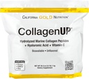 Califórnia Gold Nutrition CollagenUP®, Peptídeos de Colágeno Marinho Hidrolisado com Ácido Hialurônico e Vitamina C, Sem sabor, 2,2 lb (1 kg)