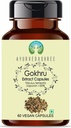 Gokhru Extract 500mg - 60 Cápsulas Vegetarianas .Tribulus Terrestris .Todos Natural , 100% Vegan , sem glúten , GMP certificado