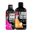 PROSUPPS L-Carnitina 3000 Estimulante Free Liquid Shots (Berry) Amino23 Liquid Collagen Shots (Citrus Punch) Bundle