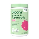 Bloom Nutrition Superfood Greens Powder, Enzimas Digestivas com Probióticos e Prebióticos, Gut Health, Bloating Alief for Women, Chlorela, Green Juice Mix with Beet Root Powder, 25 SVG, Berry
