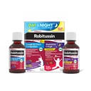 Robitussin DM Dia e noite Tosse Relief Value Pack, Tosse Medicine, Grape/Fruit Punch Flavor - 4 Fl Oz x 2