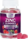 Zinco Suplementos 50mg Gummies - Max força pele saúde & Imune Suporte Gummy, Vegan, Não-GMO & Gluten Free - Melhor Zinc Suplemento Antioxidante & Saúde óssea mastigável sabor Berry Flavor - 60 chicletes