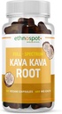Kava Kava Raiz calmante Suplemento Cápsulas – Suporta Relaxação e equilíbrio de humor com extrato natural de ervas Kava – Não-Habit formando, Sem glúten – 125 Cápsulas Vegan