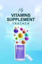 My Vitaminas Tracker Suplemento: Diário semanal de suplementos e ingestão de vitaminas, Diário de bordo