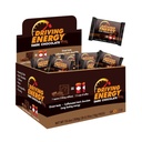 Energia de Condução - Tamanho de Mordida de Energia Cafeinada - Combustível de Chocolate Escuro com 150mg de Cafeína - Longo-Lasting para Ginásio, Exercício, Adultos - Grande Gosto - Baixo Carbo - Snack saudável - 30 Conde