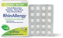 Boiron RhinAllergy Tablets para alívio de sintomas de alergia de espirros, nariz runny, e Itchy Olhos ou garganta - 60 Contagem