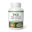 Factores naturais DGL Mastigable - Suplemento de suporte digestivo com extrato de raiz de alcaçuz - Tablets mastigáveis Suporte Estômago Forro e Saúde - Não-GMO e Gluten-Free - 90 Tablets mastigáveis (90 Servings)