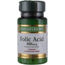Suplemento de ácido fólico da recompensa da natureza, apoia a saúde cardiovascular, 800mcg, Multi, sem sabor, 750 contagem, pacote de 3