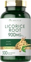 Carlyle Licorice Raízes Cápsulas 900mg Contagem 300 □ Extrato de Raiz Suplemento