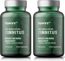 Alívio de zumbido para orelhas aneladas, 1200MG Alívio de zumbido Suplemento, para perda auditiva e anel de ouvido e alívio de zumbido,240 Softgels(2pack)