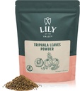 LILY DO VALLEY Triphala Pó - Mistura de Amla, Haritaki & Bibhitaki - Fonte de Índia - Herbal Adaptogen Superfood - Vegan & Gluten-Free - Embalado em Resealable Pouch (4 onças, 113g)