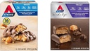 Atkins Caramel Chocolate Nut Roll Snack Bar, Lanche de proteína, Alta em Fibra, 2g de açúcar, 16 Count & Endulge Chocolate Caramel Mousse Bar, Sobremesa Favorito, 1g de açúcar, Alta em Fibra, 5 Count