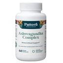 Bem-estar padrão Ashwagandha Complexo para homens e mulheres - KSM-66 & Extrato de pimenta preta - Corpo inteiro e saúde do coração - Suporta estresse e humor - Não-GMO - 60 Cápsulas Vegan