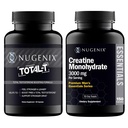 Nugenix Essentials Creatina Mono-hidrato e Testosterona Total-T Booster para Homens