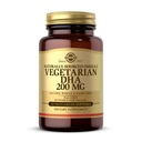 Solgar Vegetarian DHA 200 mg - 50 Vegetarian Softgels - Naturalmente Fonte Omega-3 - Vegan, Sem glúten, Dairy Free - 50 Servings