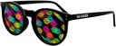 HI-LITES Smiley especial efeito luz mudando / luz Difração óculos - Smiley Face Effect Lentes - Designer Estilo
