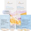 SaudávelNest 2o Trimester Vitamina pré-natal □ Apoio à gravidez para o desenvolvimento do cérebro fetal com metilfolato, colina, DHA, ferro, Inositol 31 dia de fornecimento
