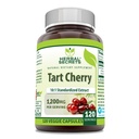 Herbal Secrets Tart Cherry 10:1 Suplemento de Extrato Normalizado 1.200 Mg Por Servindo 120 Cápsulas Veggie