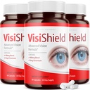 (3 Pack) Visishield Advanced Vision Formula for Eyes Supplement Pills Vitaminas (180 Cápsulas)