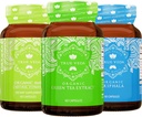 Verdadeiro Veda Digestion e Detox Bundle USDA Orgânico ou Multi-Award-Winning Chá Verde ou Amla com cápsulas de vitamina C