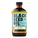 Óleo de semente preta 8 Oz - Premium Nigella Sativa Óleo de Cominho Preto Turco Pressionado a Frio - alta força 3X Thymoquinone - Suporte Natural - Super Alimentos