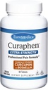 EuroMedica Curaphen Força Extra - 60 Comprimidos - Fórmula Profissional - Potente Curcumina & Boswellia com DLPA & Nattokinase - Altamente Absorvível - 60 Servimentos