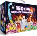 UNGLINGA 150 Experiments Kits Científicos para Crianças Meninos Meninas, S.T.E.M Kit Brinquedos Presentes Ideias Natal de Aniversário, Química Break Geodes, Vulcão, Física Projeto Atividades Educativas