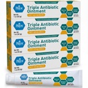 MED Orgulho Triplo Antibiótico Pride Ointment Tube 1 Oz 4-Pack, Primeiros Socorros para Feridas Menores, Arranhões, Abrasões, com Zinco, Neomicina, Polimixina