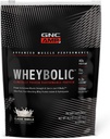 GNC AMP Wheybolic clinicamente comprovada proteína em pó, 40g Whey Protein, BCAA, Leucina, Aumenta a força muscular, Muscle Building, 3o partido testado, sem glúten, Baunilha clássica, 10 Servings