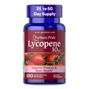 Puritan's Pride Premium Lycopene 10mg, Suplemento dietético para Próstata, Antioxidante, Saúde do Coração e Apoio à Saúde Global, 100 Rapid Release Softgels