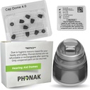 Phonak Cap 4.0 Dome XSmall (0,18 polegadas=4,5mm) -Genuine OEM Suiça Substituição por Sonova, Auditing Aid Domes para Tamanhos Muito Estreitos de Ouvido - 1 Pacote / 10 Domes Total