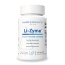 Biotics Research Li Zyme 50 microgramas, Lítio como um alimento inteiro, Fitoquimicamente ligado Lítio, Altamente biodisponível, Suporta função cerebral, memória e suporte de humor, 100 comprimidos
