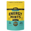 Viter Energia Menta Cafeinada 40mg Cafeína, B Vitaminas, Livre de Açúcar. (Peppermint, 8 oz, Bolsa em massa)