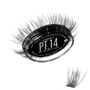 Lashify Plushy Tame 14 milímetros Gossamer Lashes em preto, fácil DIY Falso Cílios para um olhar volumoso ainda natural