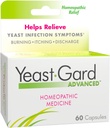 YeastGard Advanced Cápsulas Homeopáticas Remedy - Frasco de 60 contagem