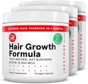 iRestaurar suplemento de crescimento de cabelo – Natural DHT Blockers & Multivitamin Mistura – Vegan, Não-GMO, 90 Cápsulas – Suporta mais grosso, Cabelo mais forte para homens e mulheres – 3-Pack