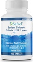Comprimidos de cloreto de sódio de Safrel 1 gm, USP