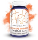 Nootropics Depot Cordyceps Cogumelo Cápsulas 500mg Ou 60 Count Cordyceps militaris