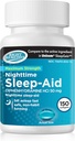Sono à noite Ajuda Softgels, (150 softgels), Difenidramina HCI 50 mg, Queda dormindo rápido, Suporta sono mais profundo, repouso